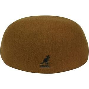 NWT Kangol Unisex Seamless Wool 507 Flat Cap , Wood-Size L